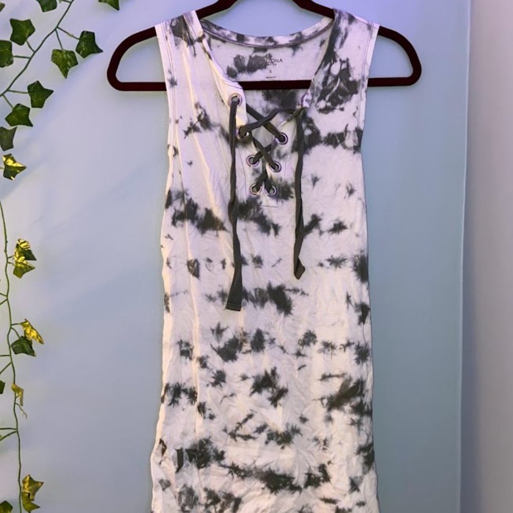 No Sleeves Tie Die Sundress